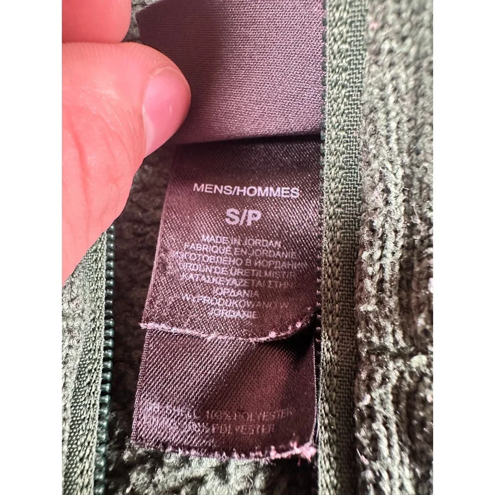 The North Face Never Stop Exploring Knit Jacket Mens S Green Lined‎ Quarter Zip